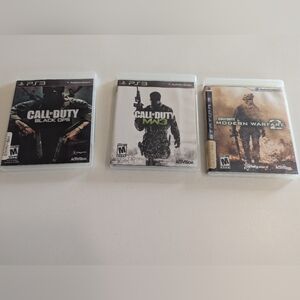 Call of Duty Bundle for PS3 Black Ops, Modern Warfare 2, MW3 PlayStation